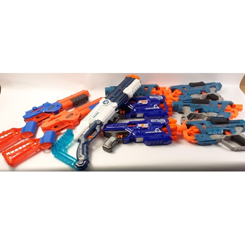 142 - 9 ASSORTED toy guns#142