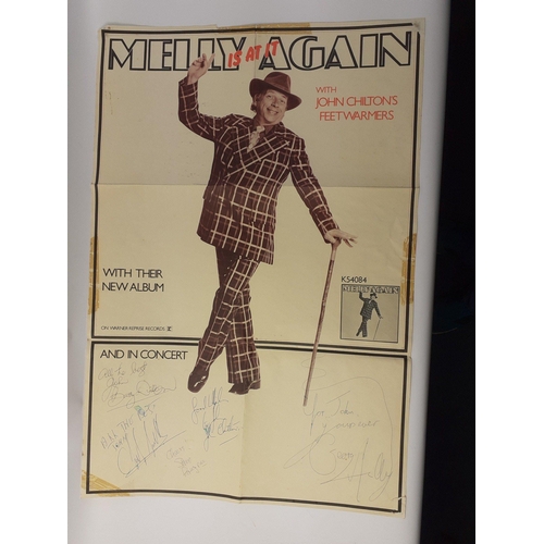 183 - GEORGE MELLY signed poster 