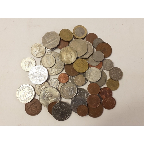 109 - A small collection of obsolete UK coinage and others.#109