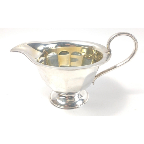 170 - A silver hallmarked VINER'S tea service to include a teapot (gross weight 455g approx), milk jug and... 