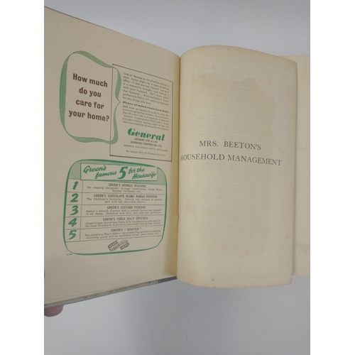 456 - A vintage copy of Mrs Beetons HOUSEHOLD MANAGEMENT published by Ward Lock the 1680 page book is unda... 