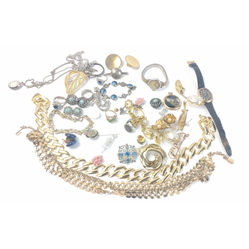 92 - A mixed lot of costume jewellery to include necklaces, bracelets, rings and earrings for every occas... 