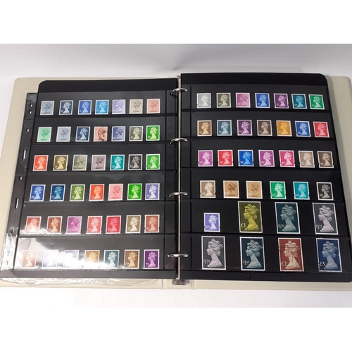 117 - An interesting and well presented stamp album filled with UK stamps including a Penny Black (limited... 