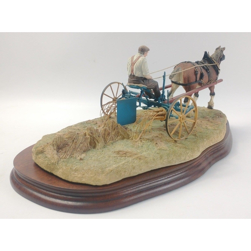 307 - BORDER FINE ARTS 'Rowing-Up'   model No. B0598 by Ray Ayres, on wood base, with original box and in ... 