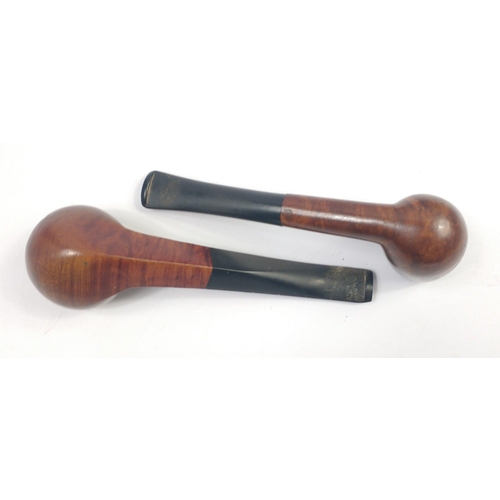 375 - A DR PLUMB smoking pipe (5841) and a DARVILL real briar pipe#116