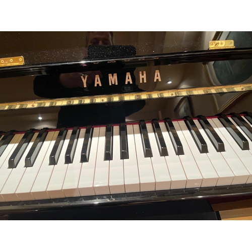 475 - B1PE Yamaha Polished Ebony Upright Piano 
A YAMAHA upright piano in a black patent finish complete w... 