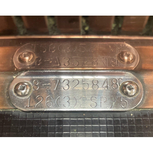 221 - ANTIQUE! A BESPOKE and highly unique decorative COPPER cased NCR cash register (8-7325848C 126(3)2SP... 