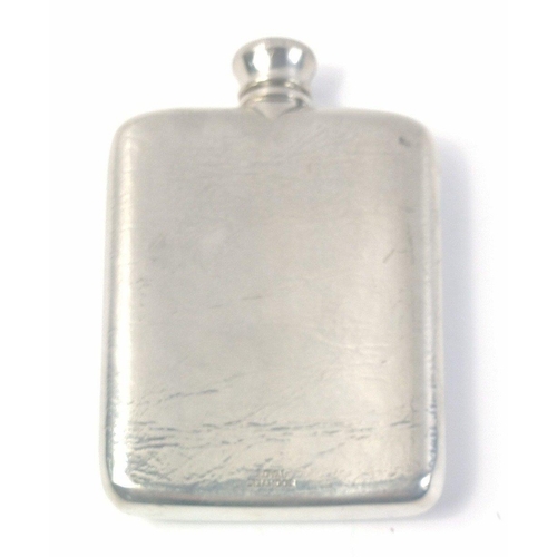 90 - ROYAL SELANGOR quality pewter hip flask in exceptional condition! - dimensions 12.5cm height x 9cm d... 