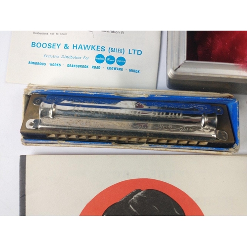 173 - A BOOSEY & HAWKES Regent clarinet (serial number 414503) in hard-sided case with guarantee, care... 