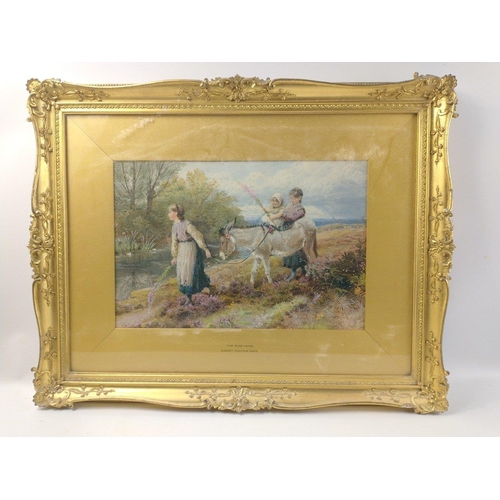 293 - Three quality prints of works in ornate gilt frames by BIRKET FOSTER including 'The Rustic Stile' (f... 