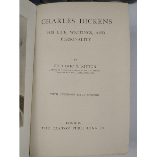 385 - Thirteen volumes of The London Edition works of CHARLES DICKENS, published by Caxton and printed by ... 