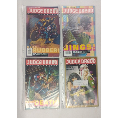 386 - Publications THE LAW OF JUDGE DREDD comics issues 2-10 (9 isssues) and issues 16, 17, 19 and 20 of J... 