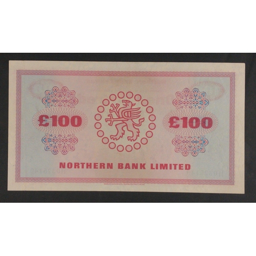 107 - A NORTHERN BANK LIMITED one hundred pound note dated 1st January 1980.  Uncirculated condition#107... 