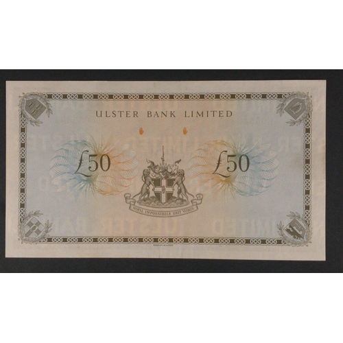 125 - An ULSTER BANK LIMITED fifty pound note (E055484) from 1st October 1982#125