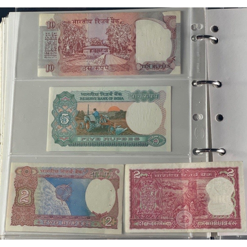 165 - A selection of banknotes from AFGHANISTAN, INDIA, SRI LANKA, IRAN ETC. All good, clean collectible c... 