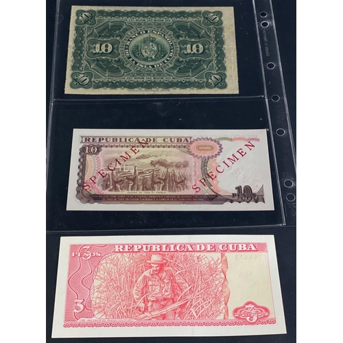 193 - CUBA Banknotes of interest x 3  to include 1896 10 Diez Pesos Sugar harvest note, a 2004 crisp 3 Pes... 