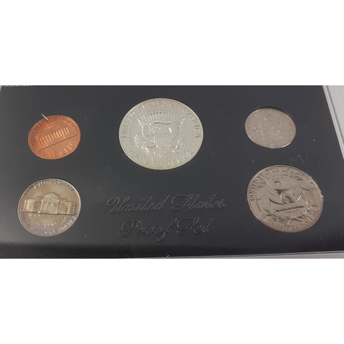 211 - From the year of revolution - a mint UNITED STATES PROOF SET of five coins from 1968#211