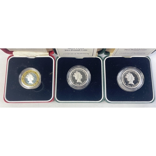 240 - A collection of Royal Mint Silver Proof coins to include 1995 Second World War x2,  1997 UK Silver P... 