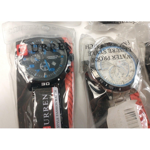 418 - A collection of fifteen CURREN leisure fashion watches still in original wrappings#53