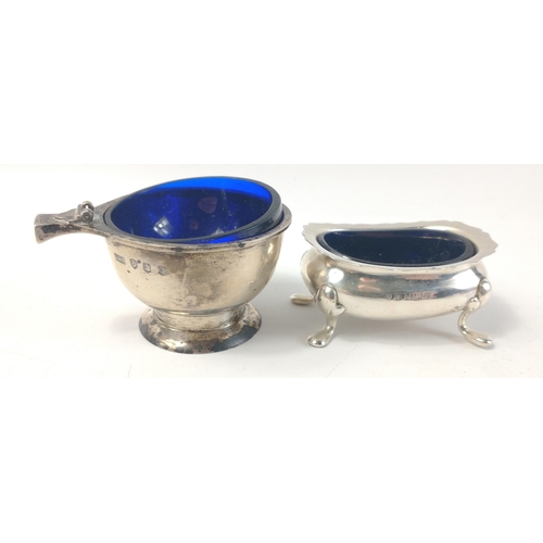 475 - A collection of hallmarked silver cruets to include 2 pepper pots Chester 1913, 2 lidded pots with h... 