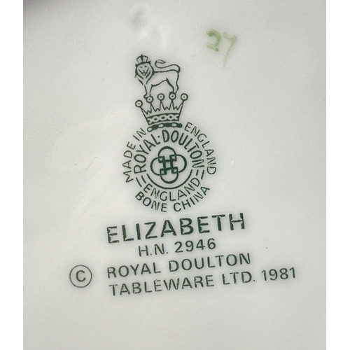 633 - A ROYAL DOULTON Elizabeth (HN 2946) figurine standing 21cm tall, no damage#274