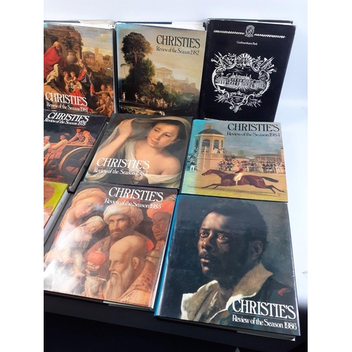 700 - A collection of CHRISTIE'S Review of the Season including 1977, 1978, 1979,1980, 1981, 1982, 1983,19... 