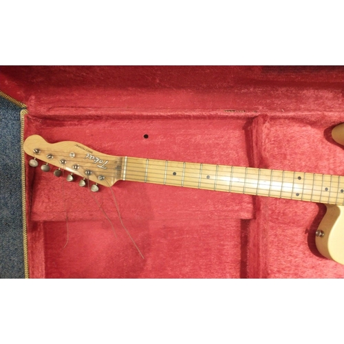 705 - A TOKAI BREEZYSOUND TELECASTER guitar with its own hard sided case#347