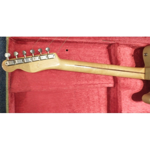 705 - A TOKAI BREEZYSOUND TELECASTER guitar with its own hard sided case#347