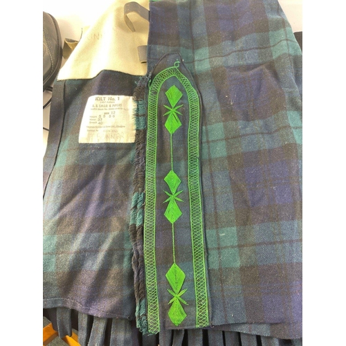 783 - BLACKWATCH Kilt waist 33