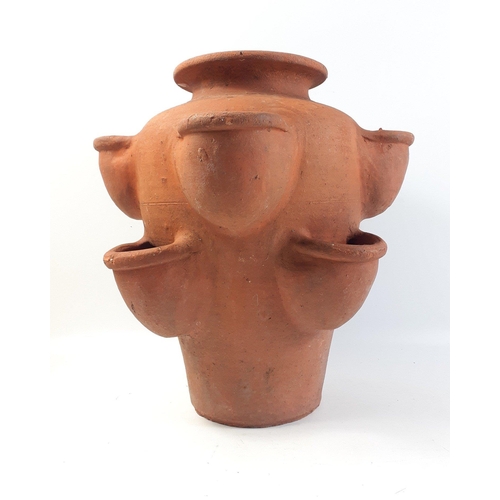 860 - Get ready for planting with this terracotta STRAWBERRY planter#508