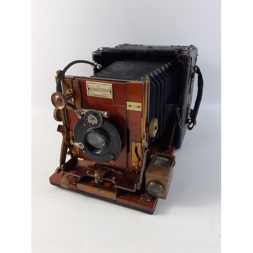 235 - AMAZING! One for the enthusiast ! An early twentieth century SANDERSON large format glass plate Fiel... 