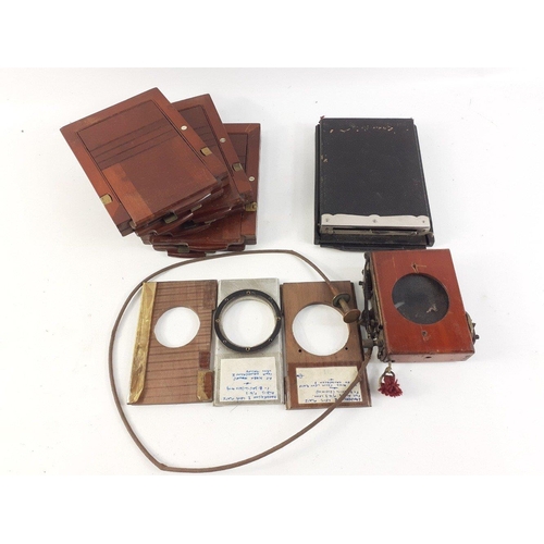 235 - AMAZING! One for the enthusiast ! An early twentieth century SANDERSON large format glass plate Fiel... 