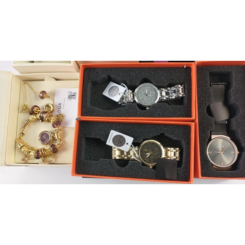 229 - Eight boxed fashion watches by THE WATCH COMPANY, GENOA/STRADA#228