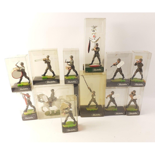 264 - ELASTOLIN by Preiser.  Twenty Nine boxed German WWII bandsmen on plastic bases.  Older boxes with so... 