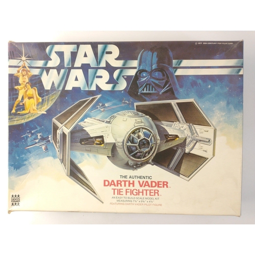 267 - Original 1977 Denys Fisher STAR WARS Tie Fighter Model Kit. Kit is complete in bag and has instructi... 