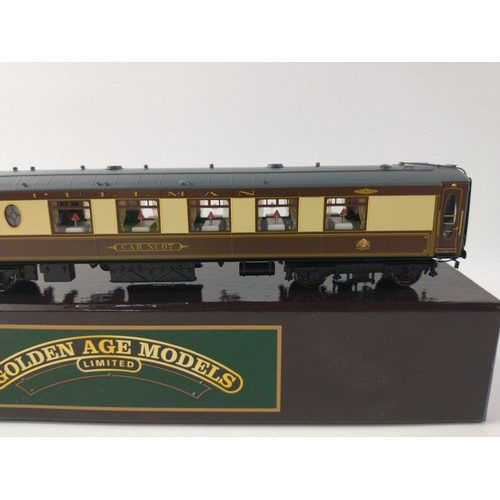 280 - WOW! GOLDEN AGE MODELS metal bodied OO Gauge Carriages x 3 to include 1-A Grey Zena, 1-C Grey Car No... 