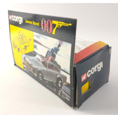 301 - CORGI James Bond 271 Aston Martin DB5 in box. Wear and damage to box in particular the see through p... 