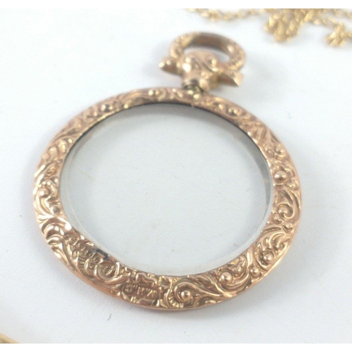 84 - A nice collection of vintage jewellery to include a Chester 375 hallmarked circular frame (approx 4.... 