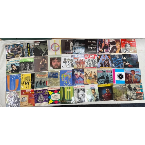 An assorted lot of over 120 45rpm vinyl records including CLASSIC ...