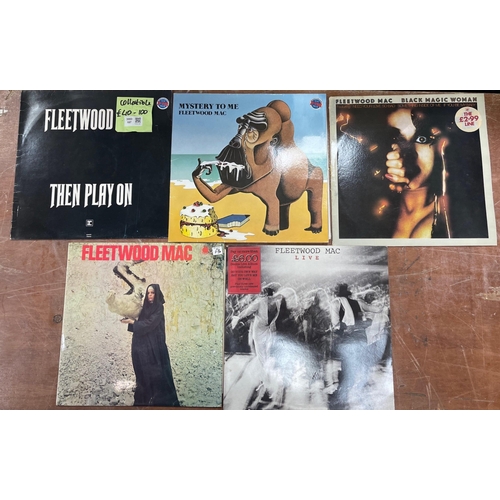 23 - FLEETWOOD MAC LP Collection of five LPs to include The Pious Bird of Good Omen, Black Magic Woman, M... 