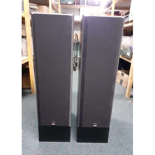 3 - A pair of B&W Bowers & Wilkins DM580 large hi-fi speakers each standing 89cm approx. Fascias... 