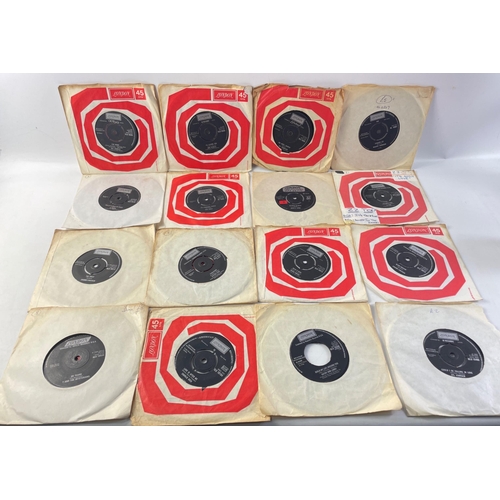 35 - A selection of over 25 LONDON / LONDON AMERICAN RECORDINGS 45rpm vinyl records from 1960s and 70s to... 