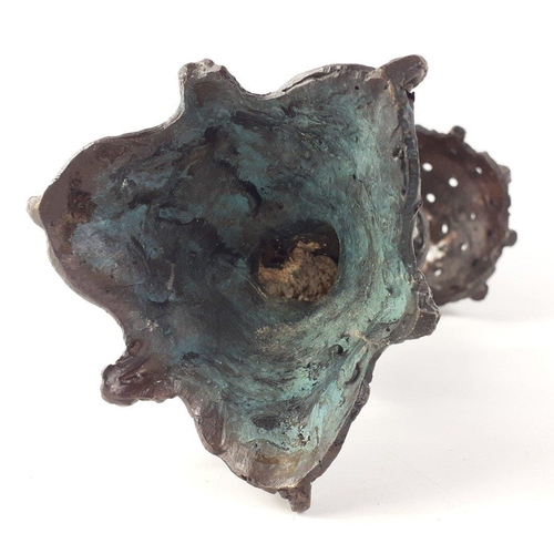 149 - A bear holding umbrella approx 20cm tall#149