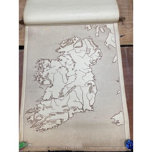 183 - ROYAL WALL ATLAS No 1 - Teaching and Test maps Combined
 publisher T NELSON & SONS of EDINBURGH
... 