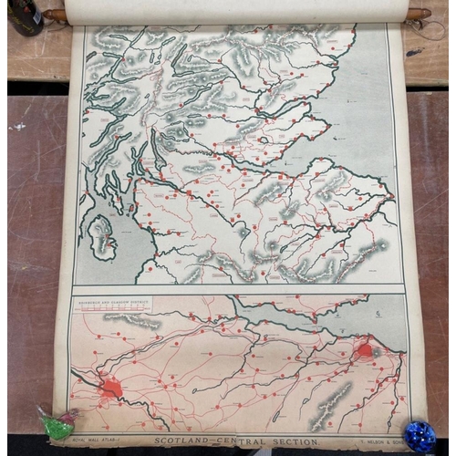 183 - ROYAL WALL ATLAS No 1 - Teaching and Test maps Combined
 publisher T NELSON & SONS of EDINBURGH
... 