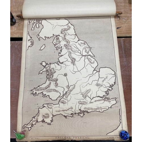 183 - ROYAL WALL ATLAS No 1 - Teaching and Test maps Combined
 publisher T NELSON & SONS of EDINBURGH
... 