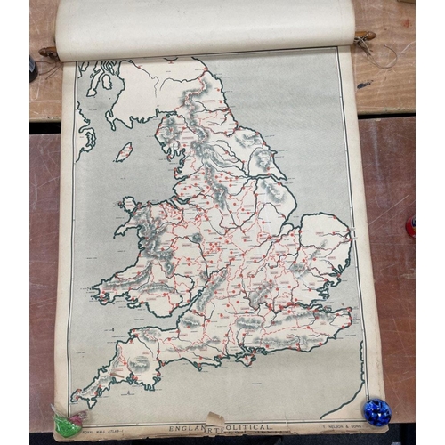 183 - ROYAL WALL ATLAS No 1 - Teaching and Test maps Combined
 publisher T NELSON & SONS of EDINBURGH
... 