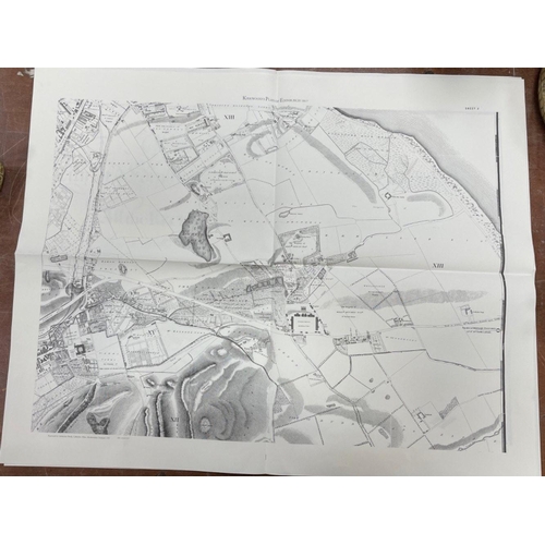 187 - NICE CRISP CONDITION! KIRKWOOD PLAN OF EDINBURGH 1817 reprinted version by Caledonian Books 1997 she... 