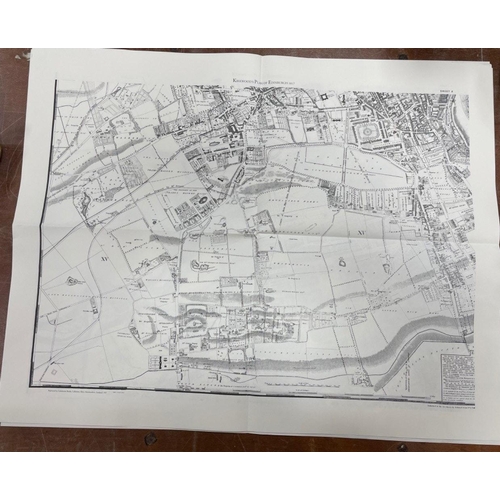 187 - NICE CRISP CONDITION! KIRKWOOD PLAN OF EDINBURGH 1817 reprinted version by Caledonian Books 1997 she... 