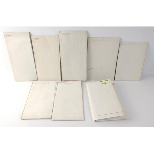 194 - A great opportunity for RAILWAY TRACK/TRAIN ENTHUSIASTS! A lot of 8 railway track maps from areas su... 